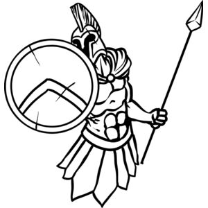 Spartan White Mascot 1 Thumbnail