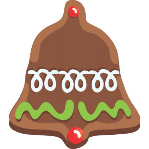 Christmas Chocolate Bell Cookie 1 Thumbnail