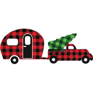 Christmas Tree Trucker Camper Plaid 1 Thumbnail