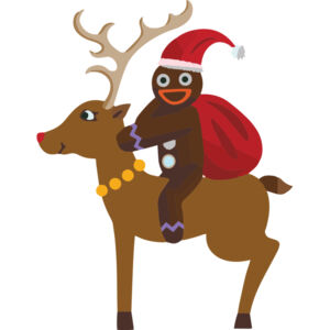 Christmas Gingerbread Man Reindeer 1 Thumbnail