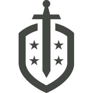 Military Sword Star Shield Badge Emblem 1 Thumbnail