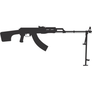 Machine Gun Silhouette 10 Thumbnail