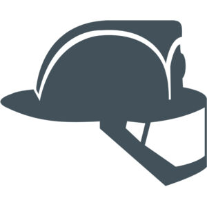 Fire Service Firefighter Hat Icon 2 Thumbnail