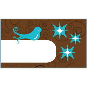 Floral Bird Business Card Background 1 Thumbnail