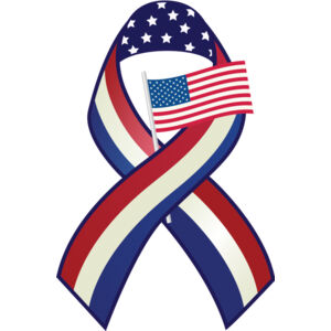 USA America Awareness Ribbon 4 Thumbnail