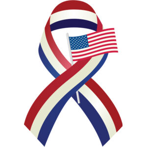 USA America Awareness Ribbon 12 Thumbnail