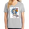 1-Hr Ladies V-Neck T-Shirt Thumbnail