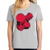 1-Hr Ladies V-Neck T-Shirt Thumbnail