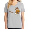1-Hr Ladies V-Neck T-Shirt Thumbnail