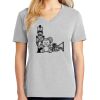 1-Hr Ladies V-Neck T-Shirt Thumbnail