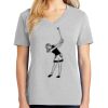 1-Hr Ladies V-Neck T-Shirt Thumbnail