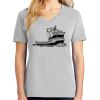 1-Hr Ladies V-Neck T-Shirt Thumbnail