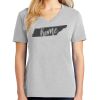 1-Hr Ladies V-Neck T-Shirt Thumbnail