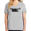 1-Hr Ladies V-Neck T-Shirt Thumbnail
