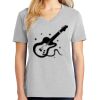 1-Hr Ladies V-Neck T-Shirt Thumbnail