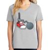 1-Hr Ladies V-Neck T-Shirt Thumbnail