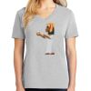 1-Hr Ladies V-Neck T-Shirt Thumbnail