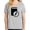 1-Hr Ladies V-Neck T-Shirt Thumbnail