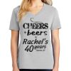 1-Hr Ladies V-Neck T-Shirt Thumbnail