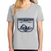 1-Hr Ladies V-Neck T-Shirt Thumbnail
