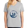 1-Hr Ladies V-Neck T-Shirt Thumbnail