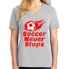 1-Hr Ladies V-Neck T-Shirt Thumbnail