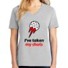 1-Hr Ladies V-Neck T-Shirt Thumbnail