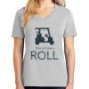 1-Hr Ladies V-Neck T-Shirt Thumbnail