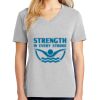 1-Hr Ladies V-Neck T-Shirt Thumbnail