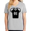 1-Hr Ladies V-Neck T-Shirt Thumbnail