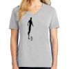 1-Hr Ladies V-Neck T-Shirt Thumbnail