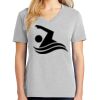 1-Hr Ladies V-Neck T-Shirt Thumbnail