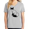 1-Hr Ladies V-Neck T-Shirt Thumbnail