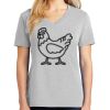 1-Hr Ladies V-Neck T-Shirt Thumbnail