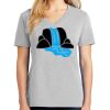 1-Hr Ladies V-Neck T-Shirt Thumbnail