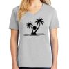 1-Hr Ladies V-Neck T-Shirt Thumbnail
