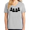1-Hr Ladies V-Neck T-Shirt Thumbnail
