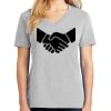 1-Hr Ladies V-Neck T-Shirt Thumbnail