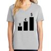 1-Hr Ladies V-Neck T-Shirt Thumbnail