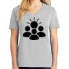 1-Hr Ladies V-Neck T-Shirt Thumbnail