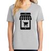 1-Hr Ladies V-Neck T-Shirt Thumbnail