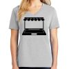 1-Hr Ladies V-Neck T-Shirt Thumbnail