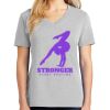 1-Hr Ladies V-Neck T-Shirt Thumbnail