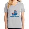 1-Hr Ladies V-Neck T-Shirt Thumbnail