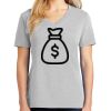 1-Hr Ladies V-Neck T-Shirt Thumbnail