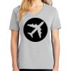 1-Hr Ladies V-Neck T-Shirt Thumbnail