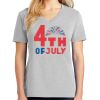 1-Hr Ladies V-Neck T-Shirt Thumbnail