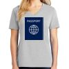 1-Hr Ladies V-Neck T-Shirt Thumbnail