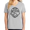 1-Hr Ladies V-Neck T-Shirt Thumbnail