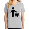 1-Hr Ladies V-Neck T-Shirt Thumbnail